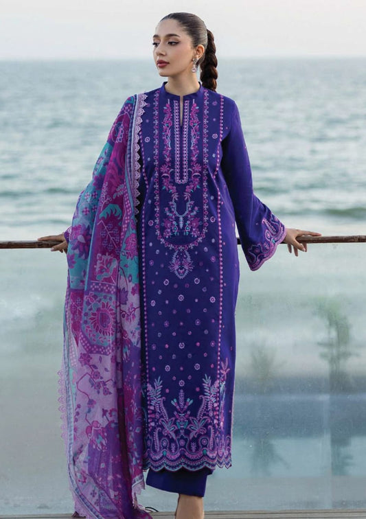 Zanib Chotani Embriodered Lawn 3PC Medium