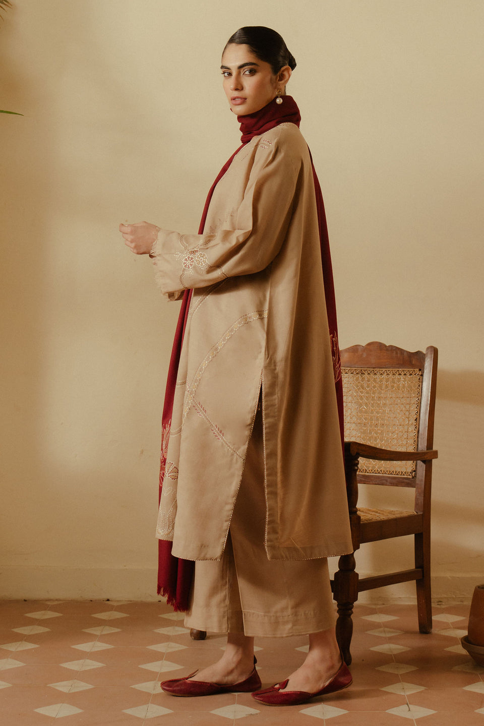 Zara Shahjahan  Embroidered 3PC Medium