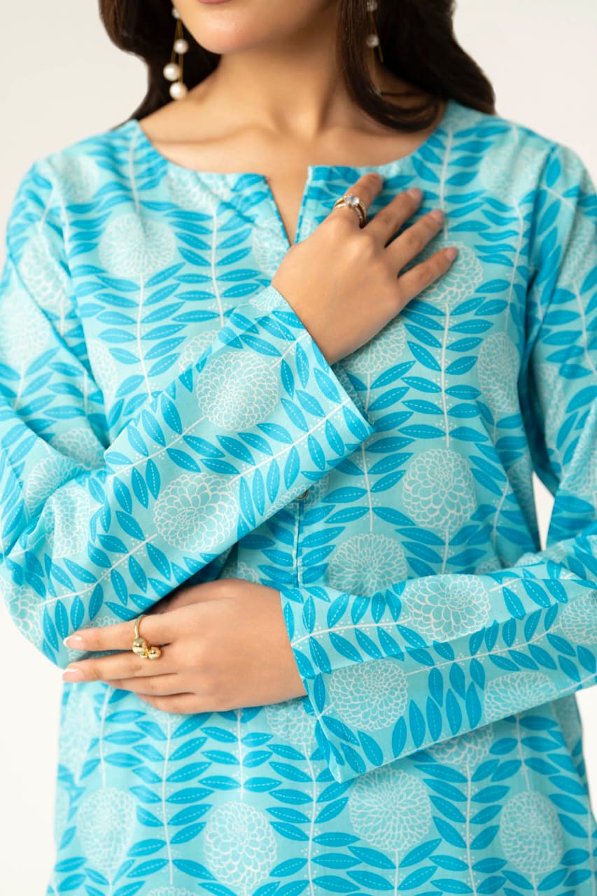 Chinyere  Lawn Printed suit 2PC Medium