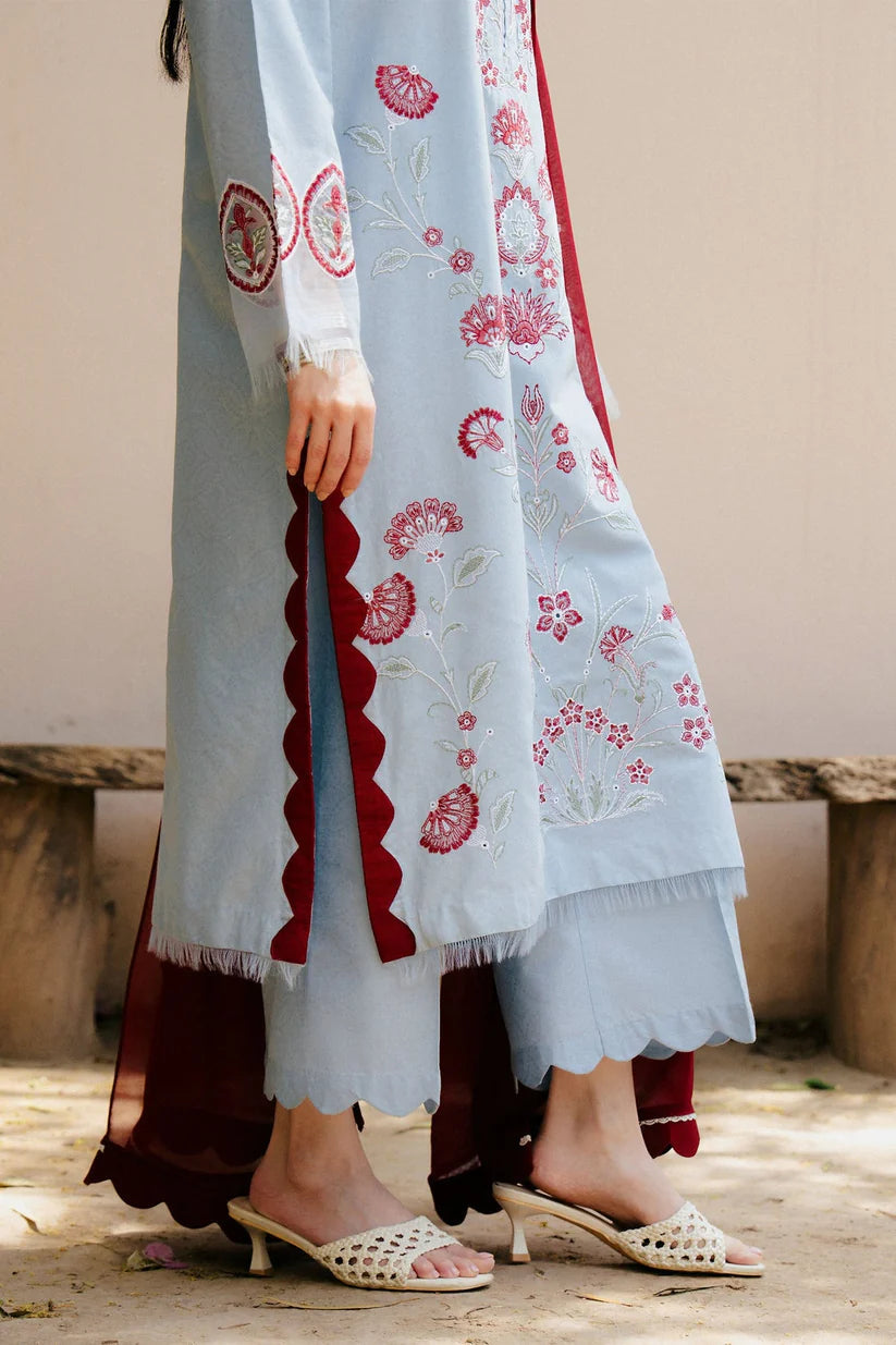 Zara Shahjahan  Embroidered 3PC Large