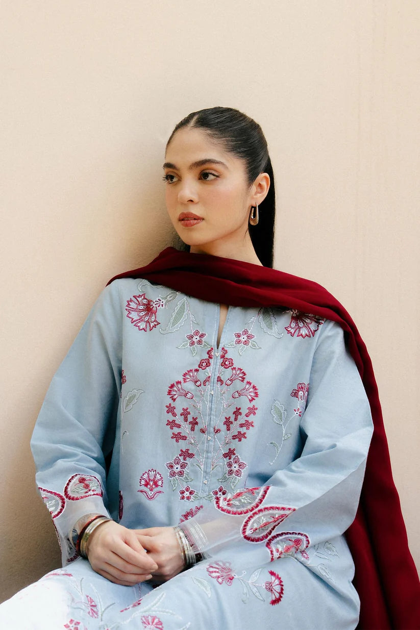 Zara Shahjahan  Embroidered 3PC Large