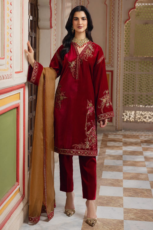 Charizma Premium Velvet Suit 3-PC Medium