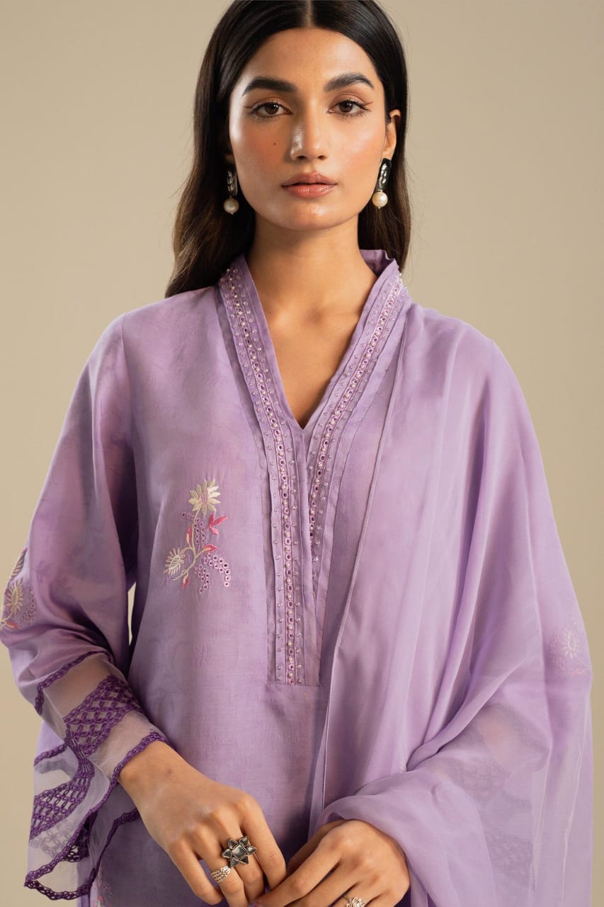 Zara Shahjahan  Embriodered 3PC Medium