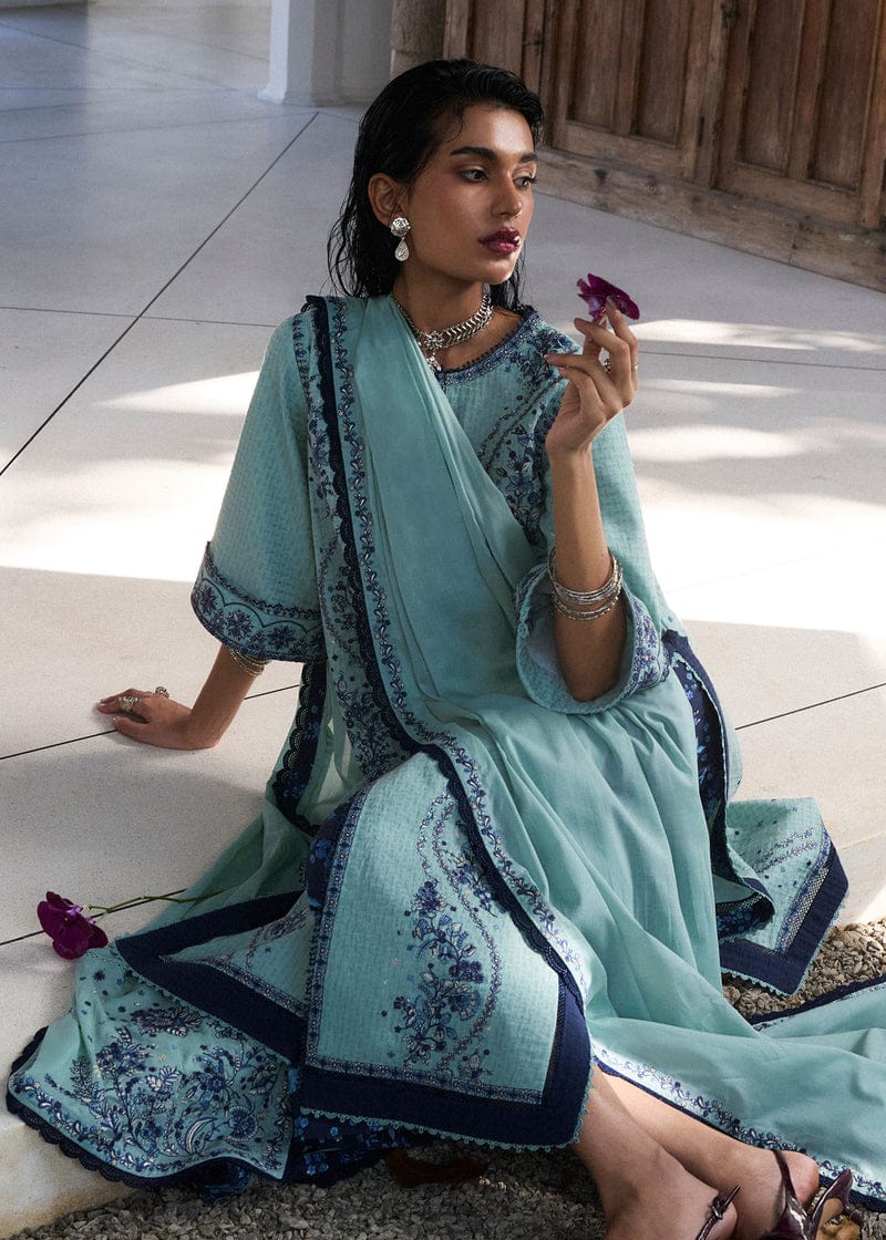 Hussain Rehar-Embroidered lawn- 3PC -Large
