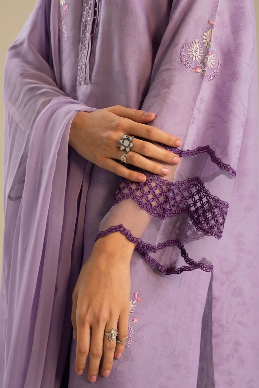 Zara Shahjahan  Embriodered 3PC Medium