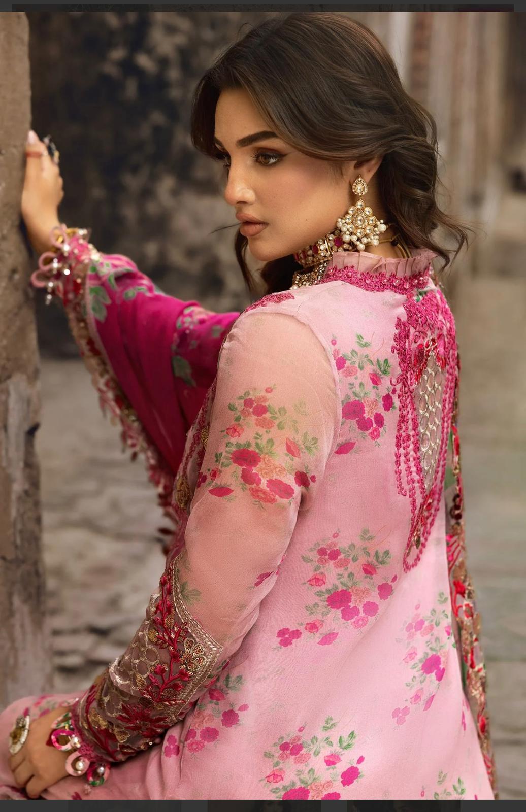 Chrizma-Luxury Embroidered Chiffon -3PC Large