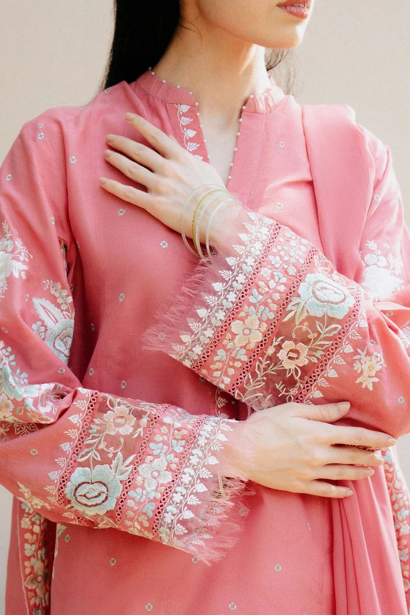 Zara Shahjahan Embroidered 3PC Large