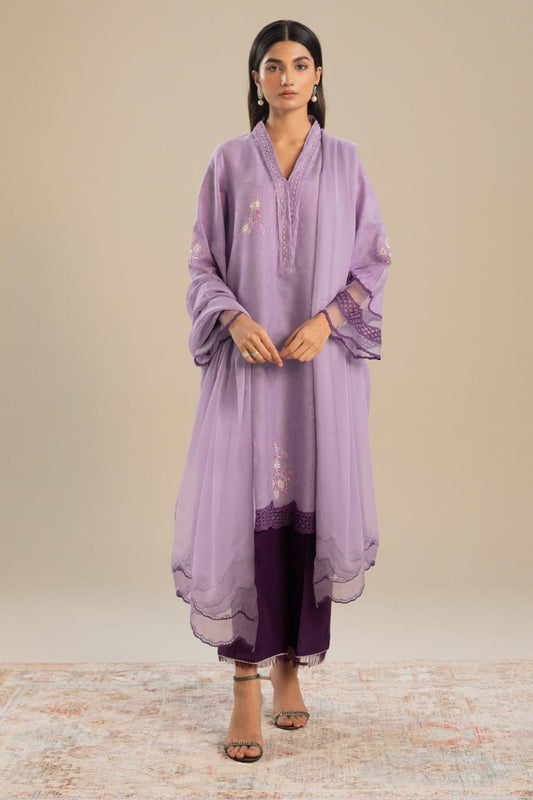 Zara Shahjahan  Embriodered 3PC Medium